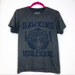 Stranger Things Tee Hawkins Middle school t shirt